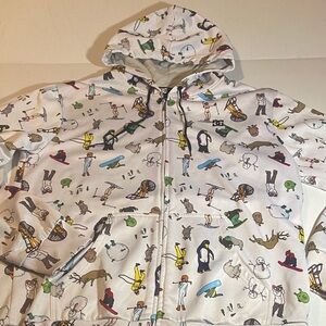DC Multicolor Graphic Hoodie-RARE!